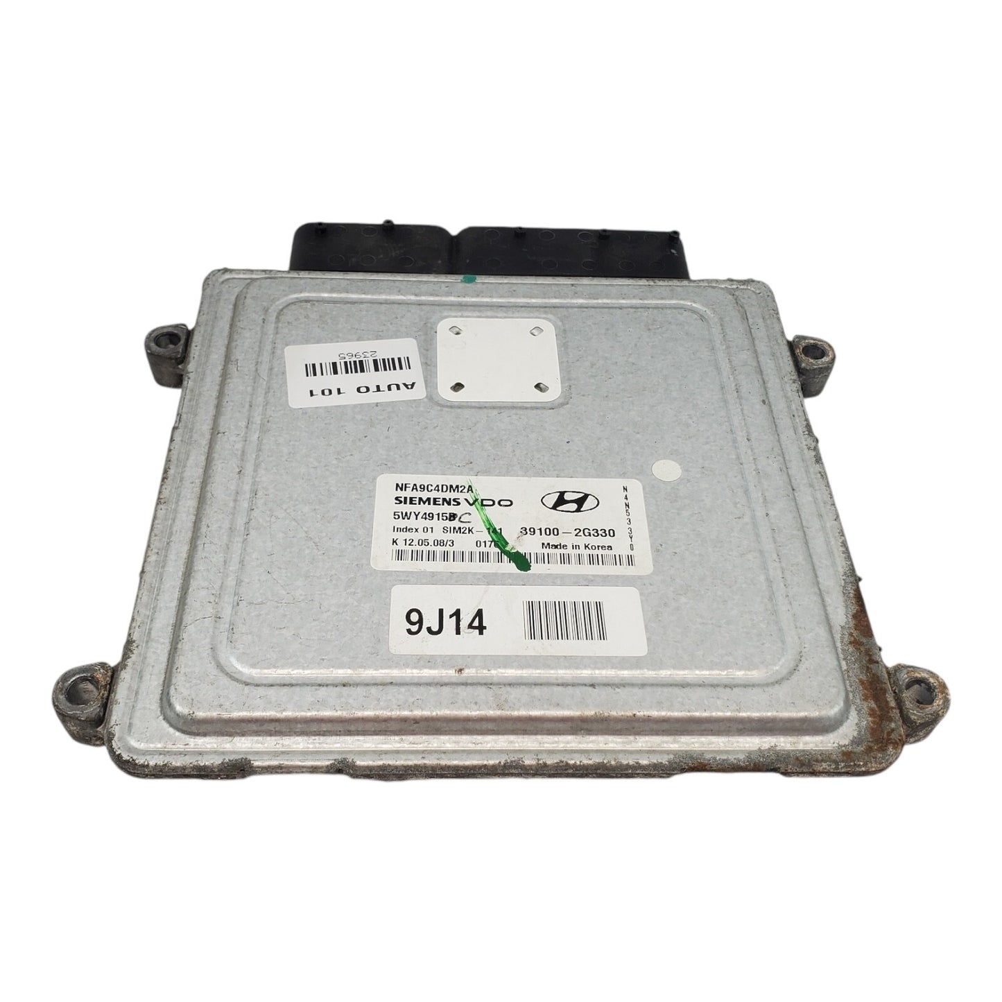 09-10 HYUNDAI SONATA Engine ECM Control Module 2.4L 39100-2G330