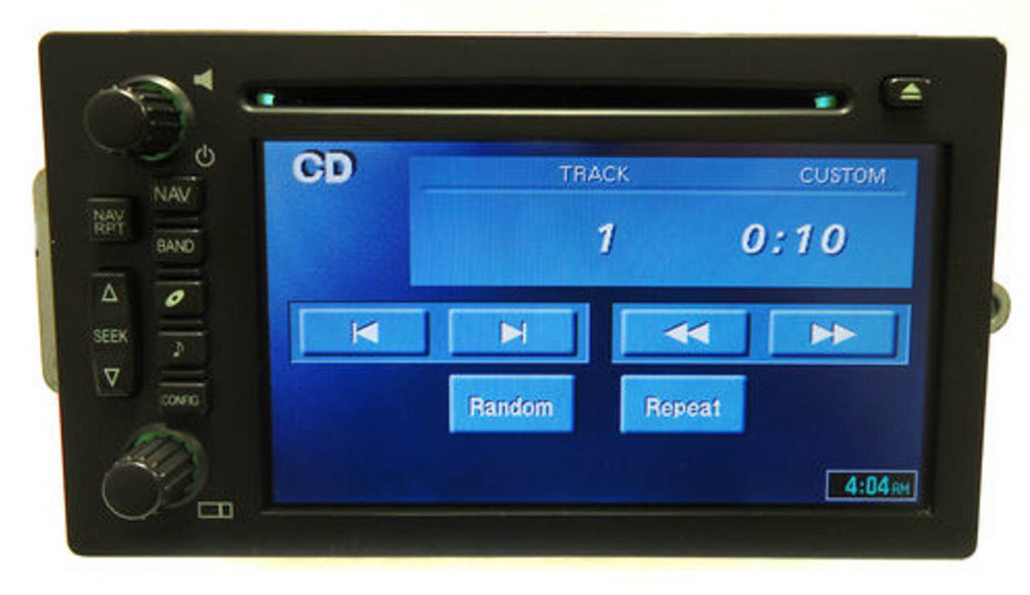03-06 GMC Chevy Cadillac Navigation Radio Unlocking Service / VIN Erase GM