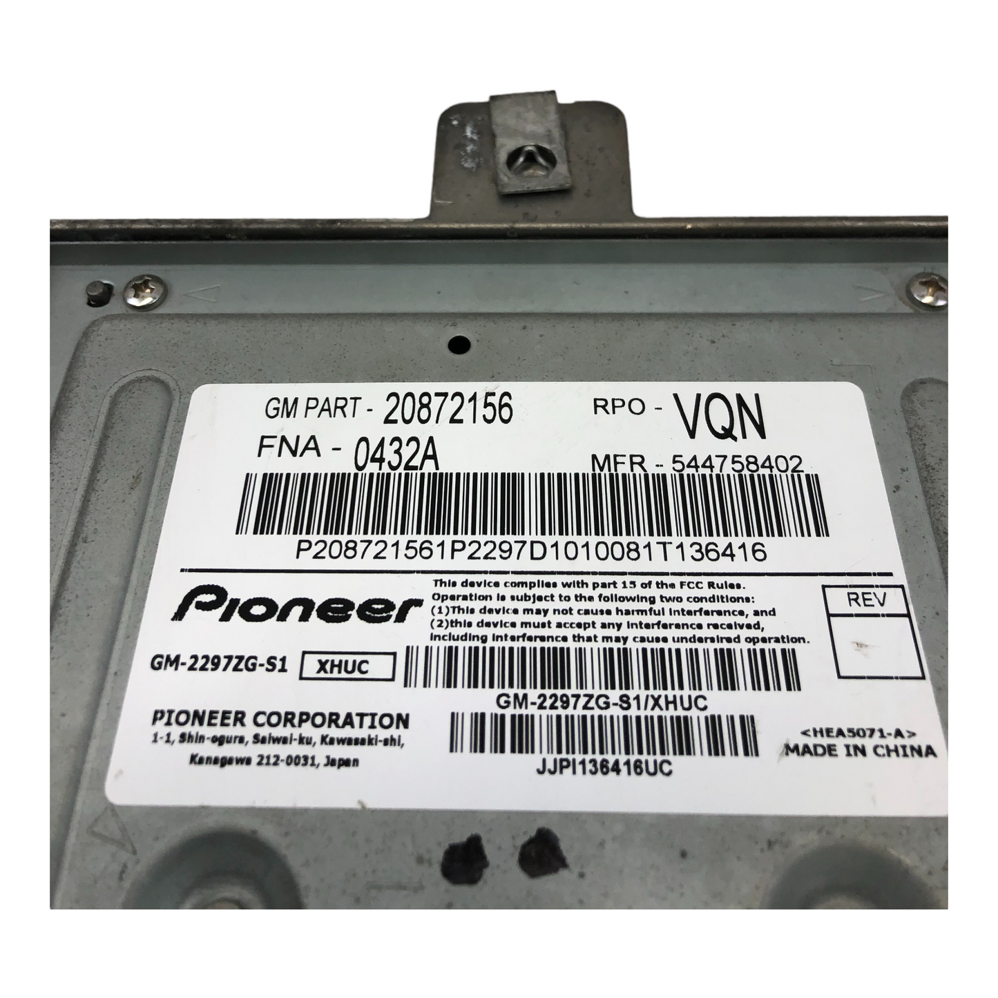 ✅ CHEVROLET EQUINOX Radio amplifier 10-15 Terrain 20872156 GM