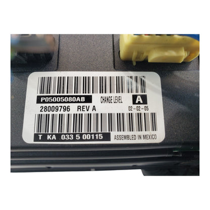 Used A/C Selector Switch fits: 2006 Chrysler Pacifica front automatic temperatur