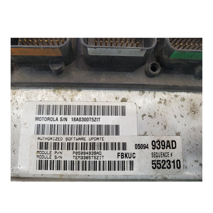 2006 06 Jeep Liberty 3.7L A/T Engine Computer Module ECU ECM PCM P05094939AD