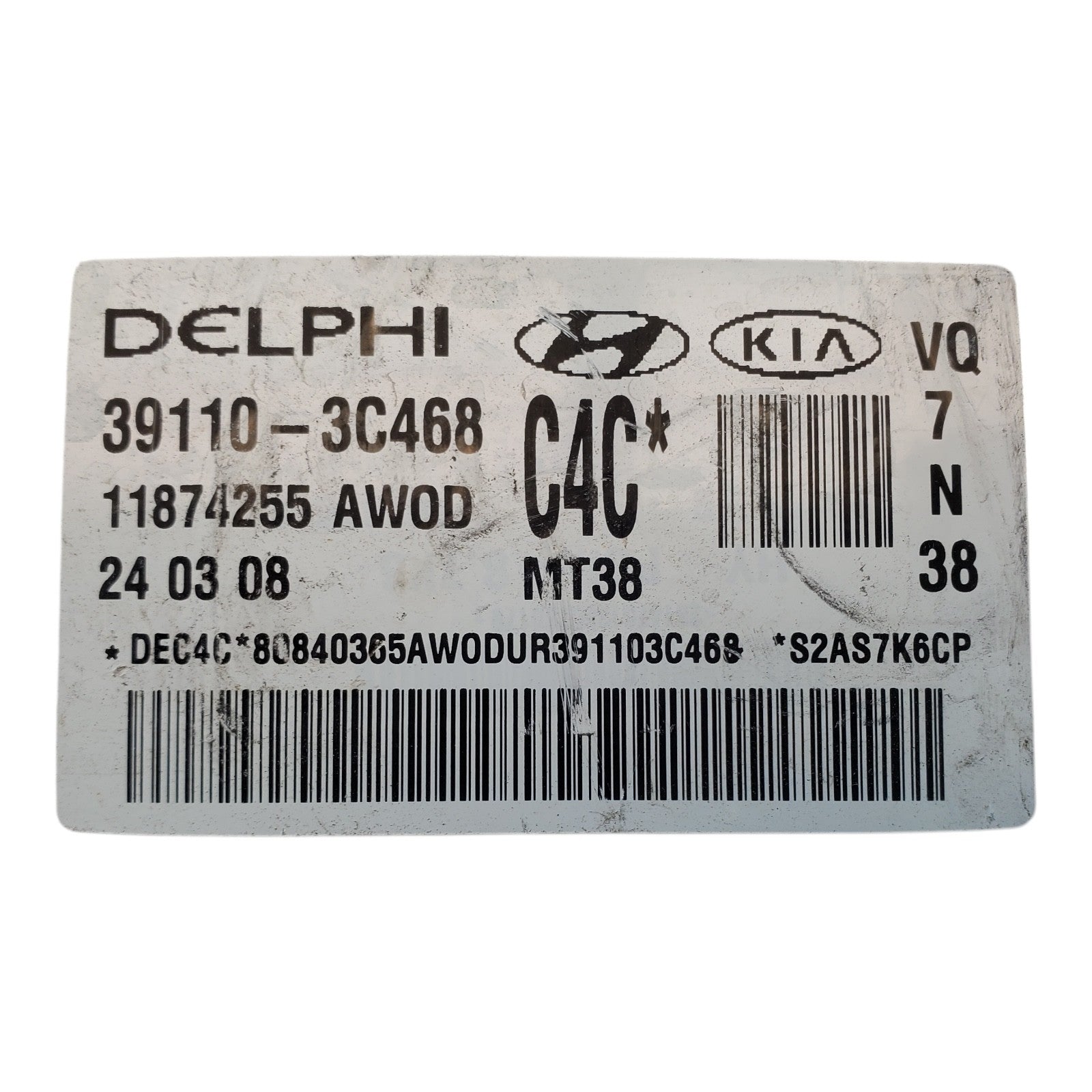 06 07 08 09 KIA Sedona ECU ECM Engine Computer Module 39110-3C468