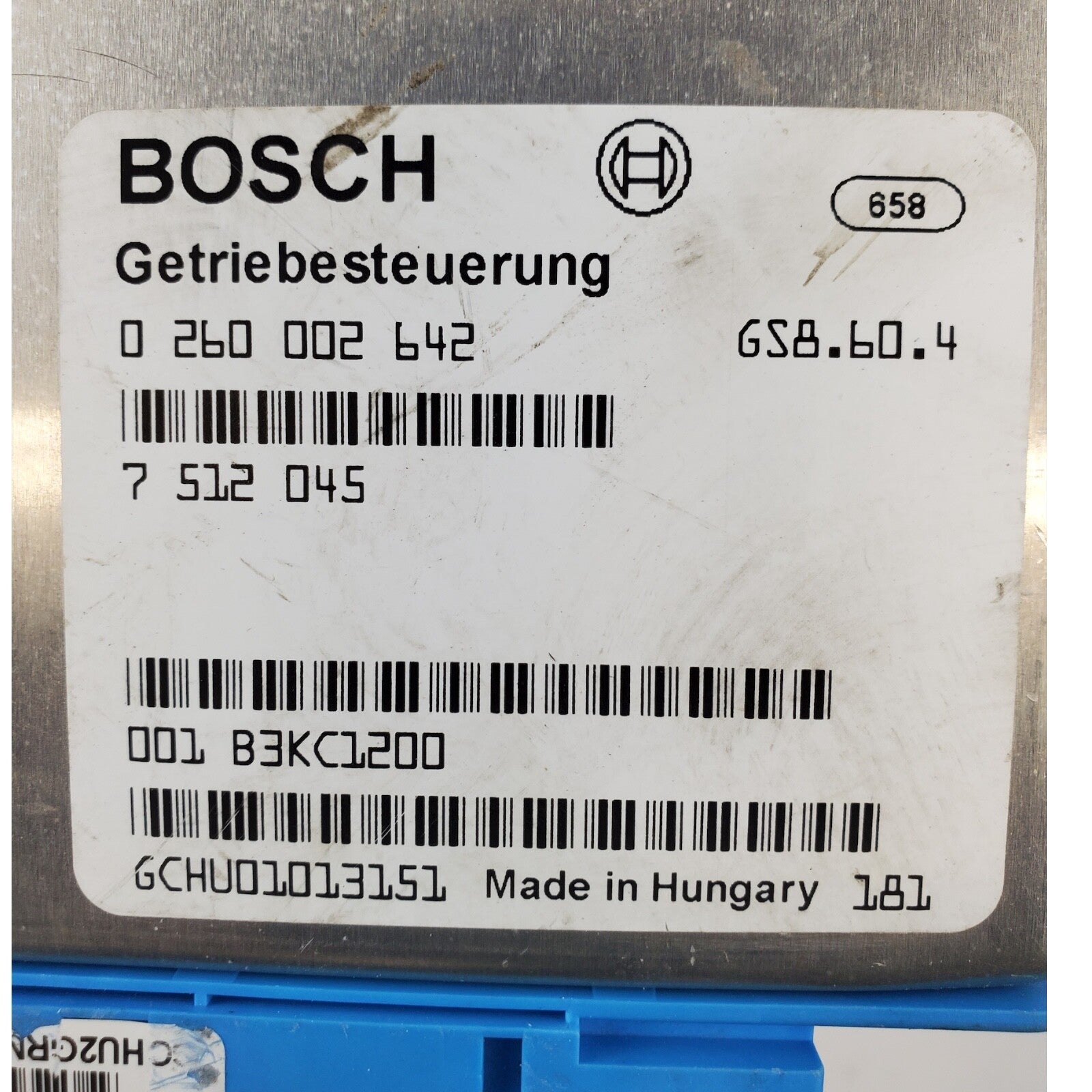 2001 BMW 325I SEDAN OEM TRANSMISSION COMPUTER CONTROL MODULE TCU 7512045 02 03