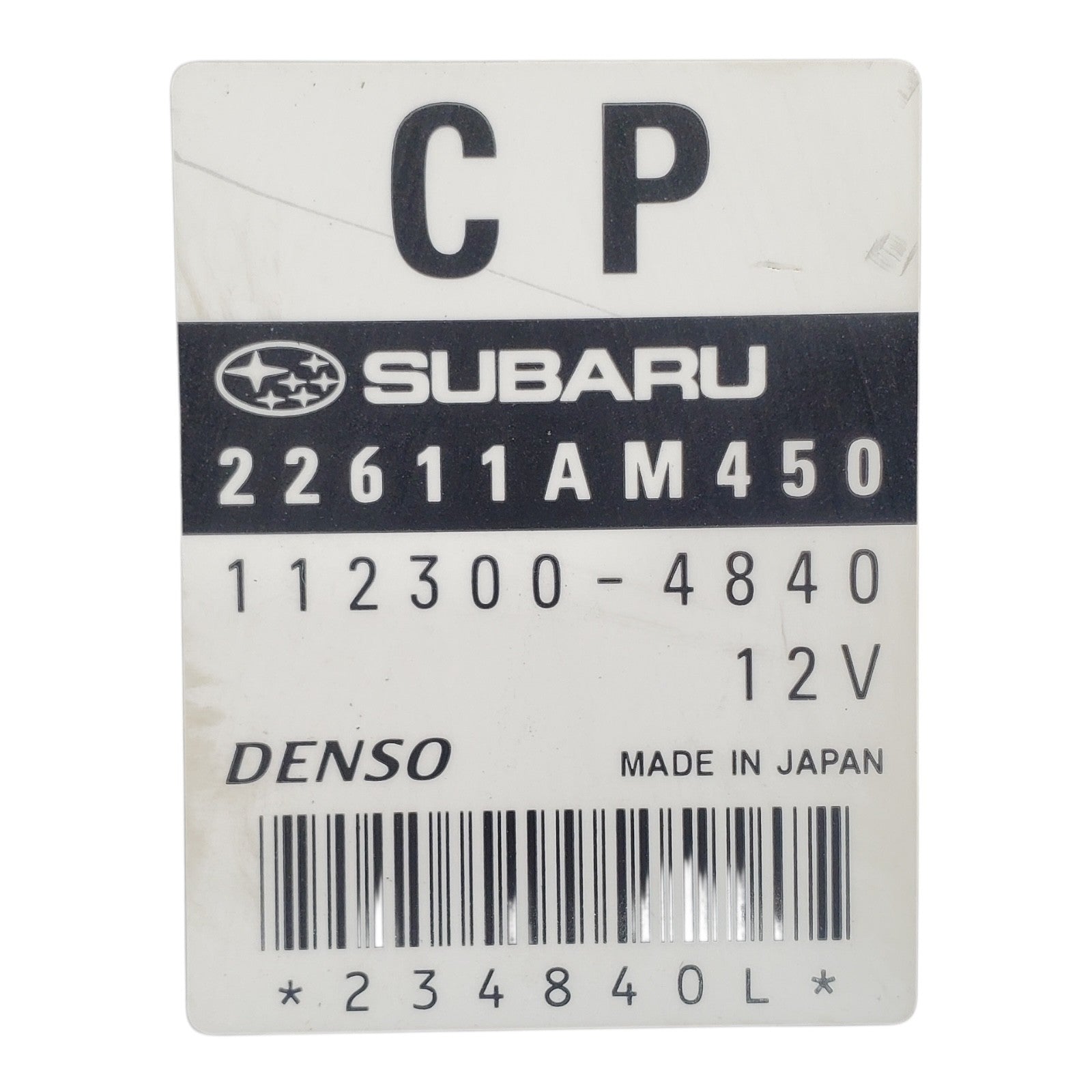 2007 SUBARU IMPREZA ENGINE ECU COMPUTER CP 22611AM450