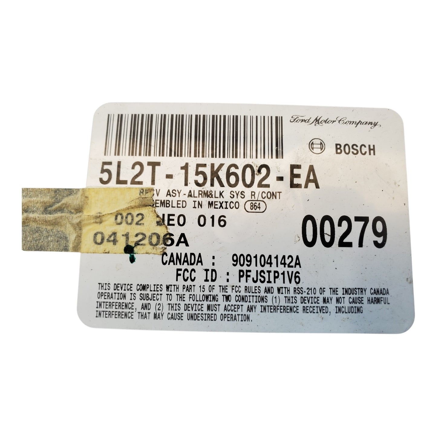 ✅ 05 FORD EXPLORER Anti Theft Keyless Entry Module 5L2T-15K602-EA OEM