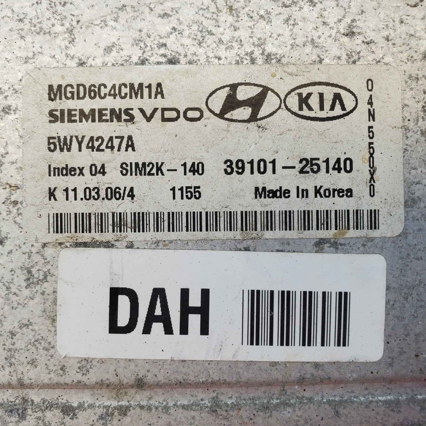✅ 06-08 Kia Optima Engine Control Module ECM 39101-25140