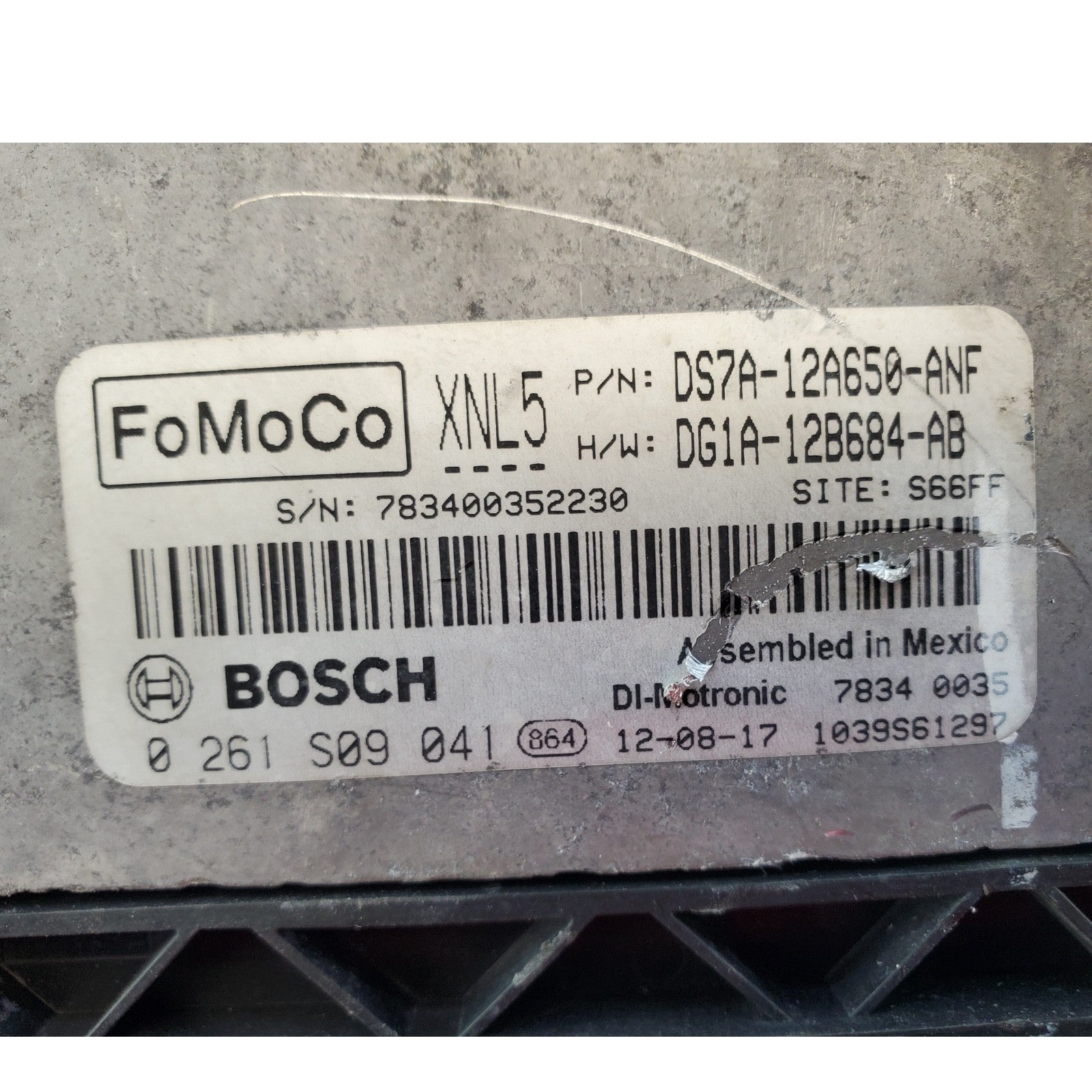 2013 13 Ford Fusion DS7A-12A650-ANF Engine Control Module Unit Ecm A75 043