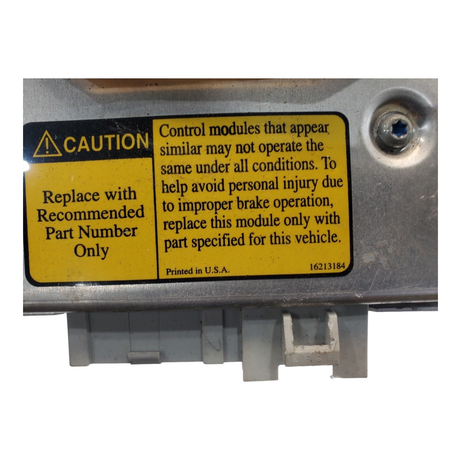 1999 Pontiac Trans Sport ABS Anti-Lock Brake Control Module 09357051