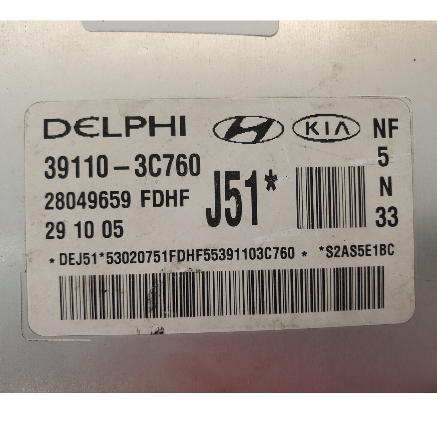 05 Hyundai Sonata 3.3L Auto Engine Computer ECM ECU Oem 39110-3C760