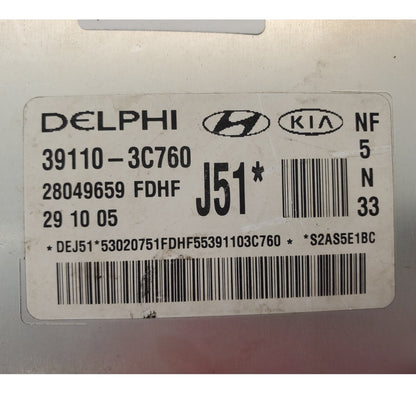 05 Hyundai Sonata 3.3L Auto Engine Computer ECM ECU Oem 39110-3C760