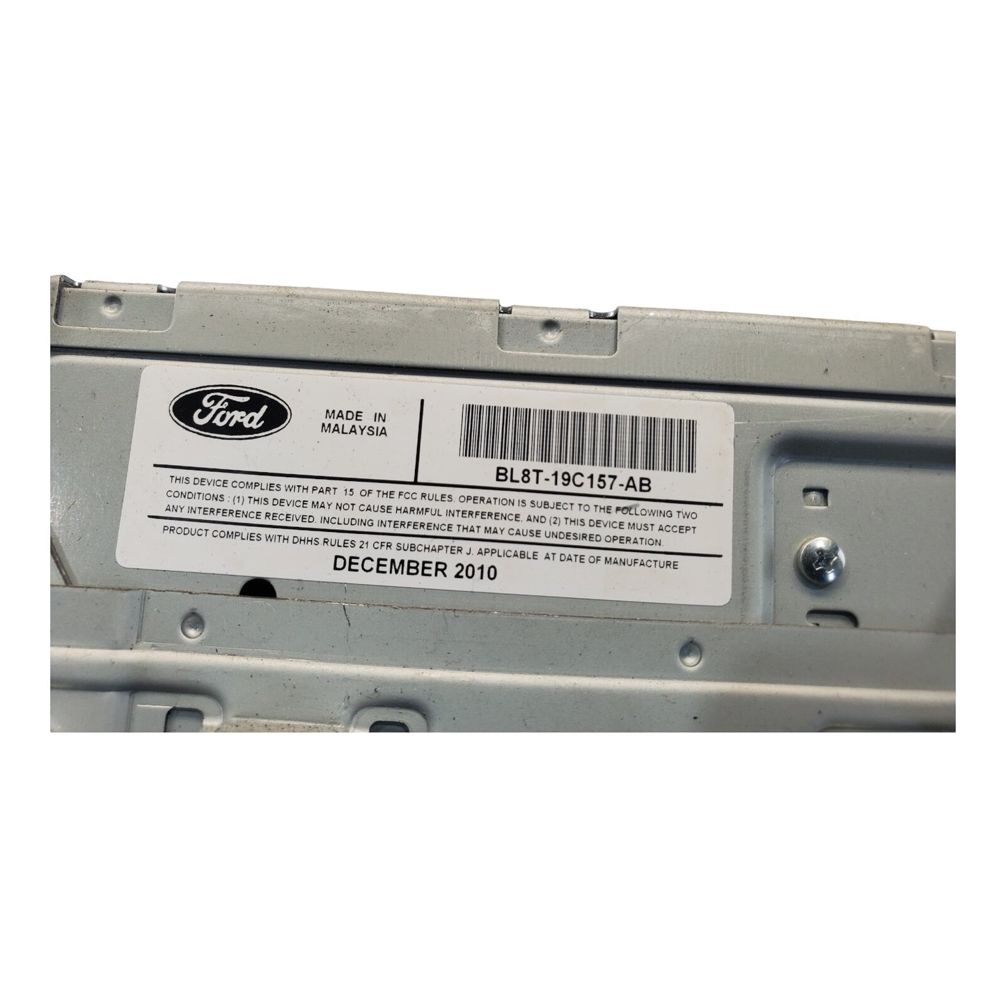11 Ford Escape AMFM Radio Single Disc CD MP3 Player Part Number BL8T-19C157-AB