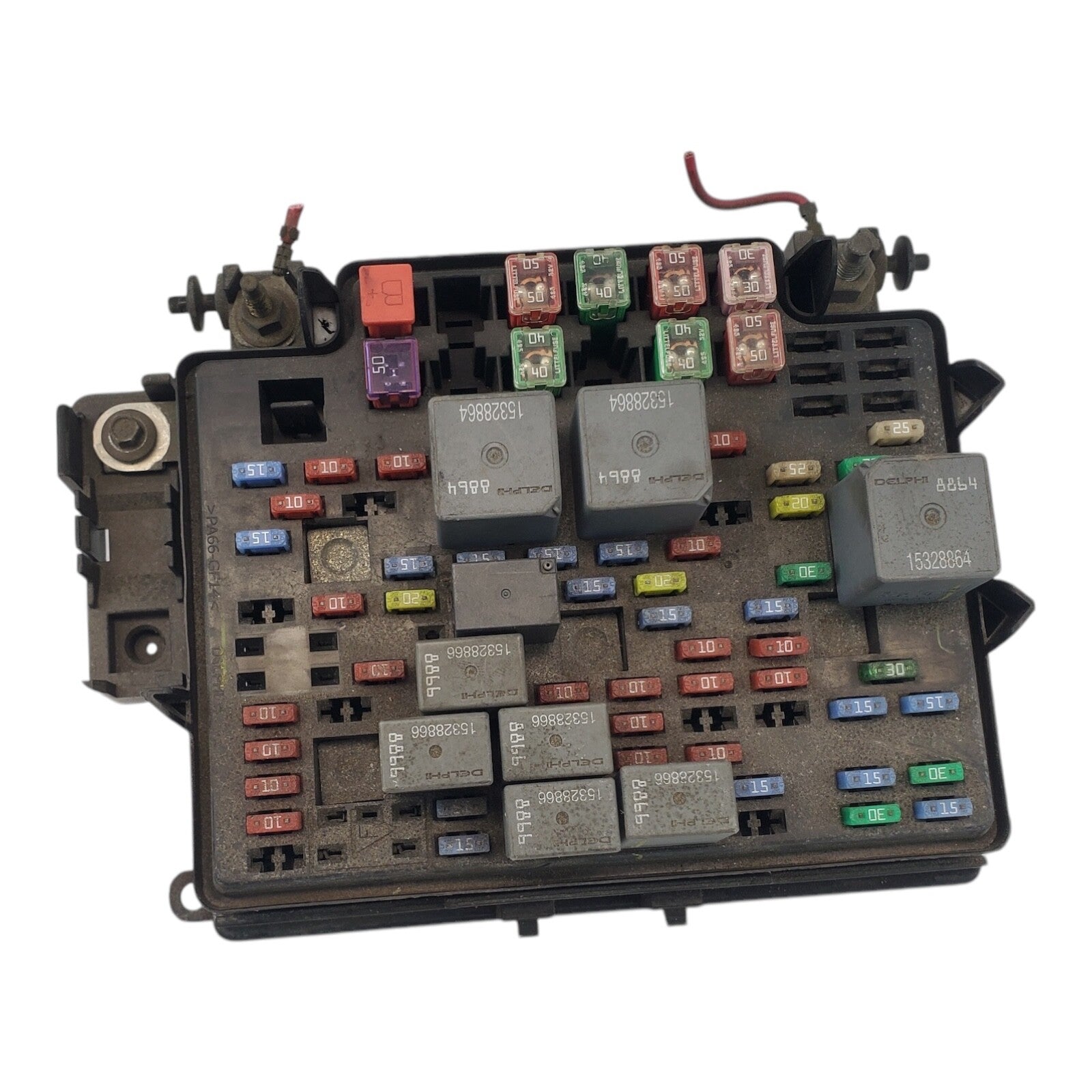 03-05 SILVERADO AVALANCHE UNDER HOOD FUSE BOX ID 15115615-02 PL