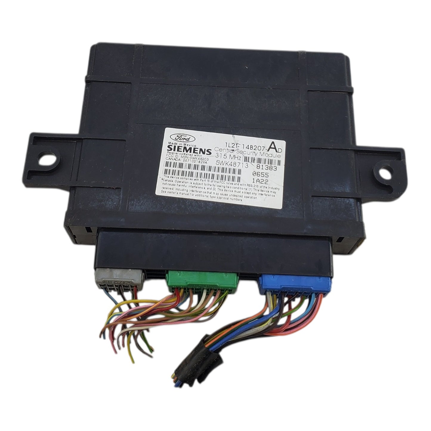 2002,02 Explorer,Mountaineer Keyless Theft  Control Module 1L2T14B207AD