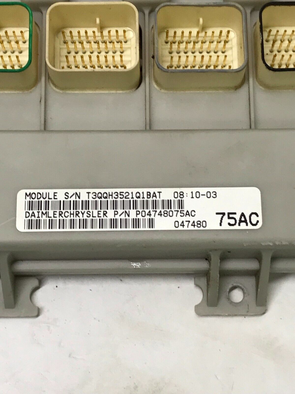 ✅ 02-03 Dodge Caravan Body Control Unit BCM 04748075AC OEM