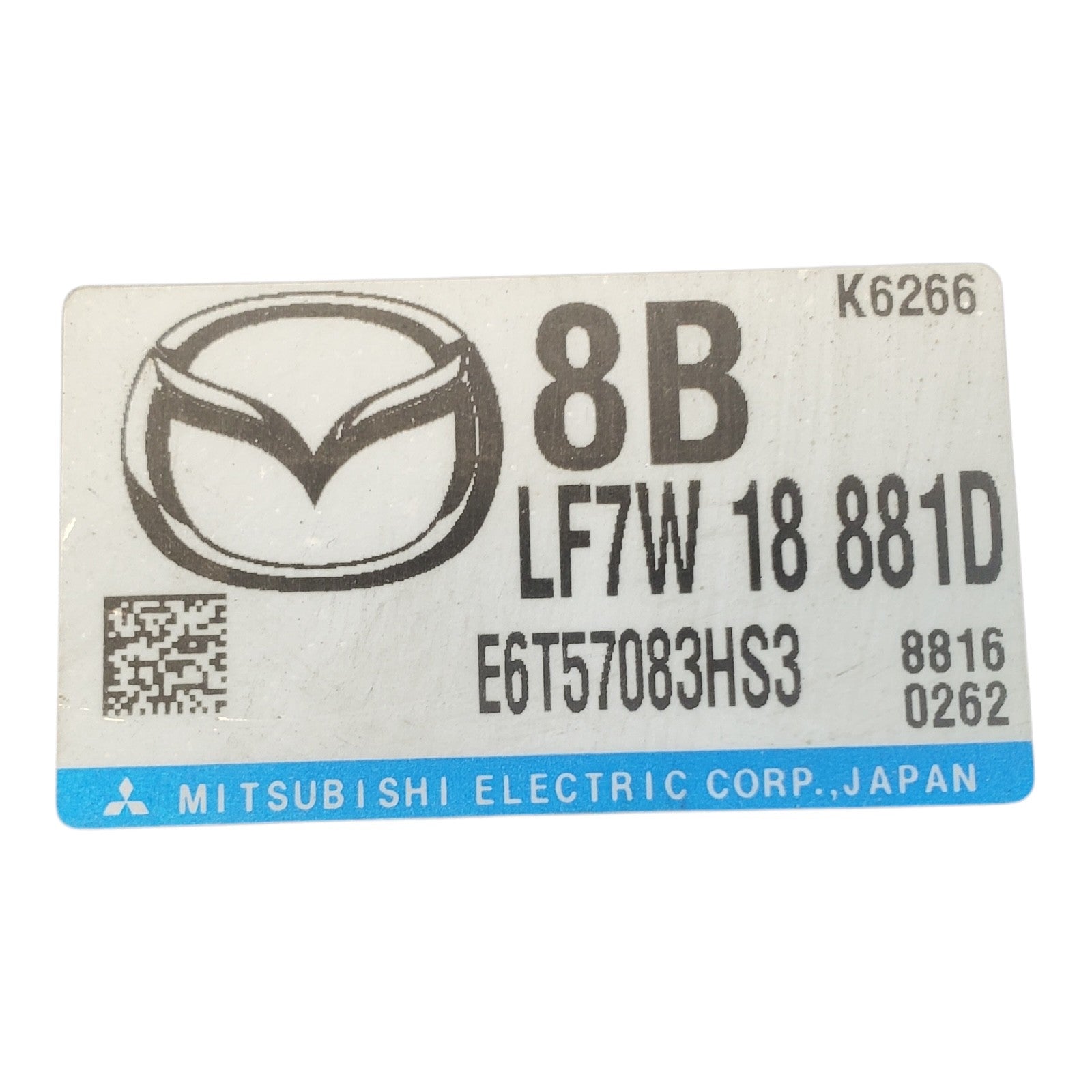 Engine ECM Control Module 2.0L Fits 08-09 MAZDA 3 LF7W 18 881D LF7W18881D