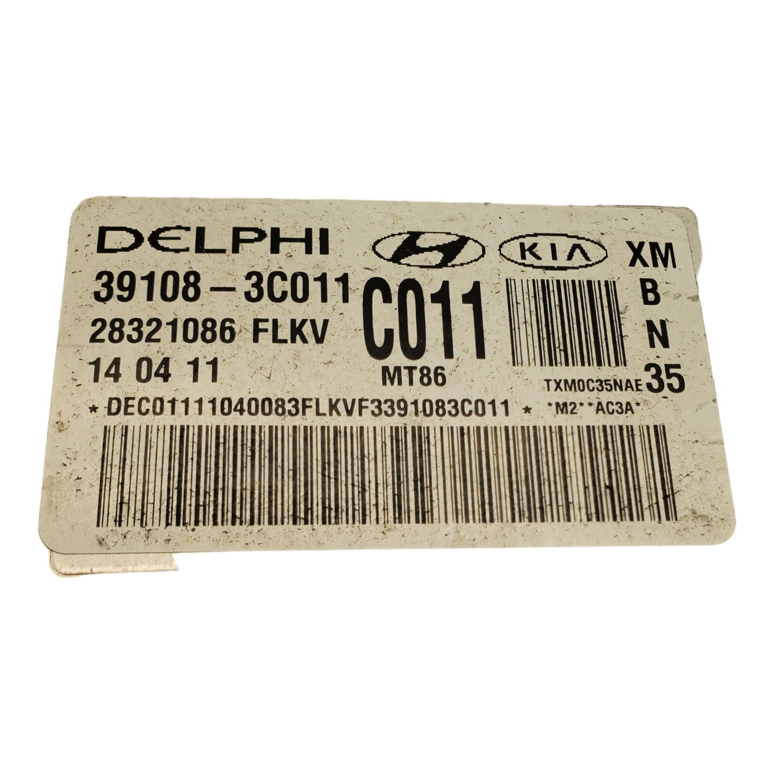✅2012 Kia Sorento 3.5 Engine Computer Module ECM ECU 39108-3C011