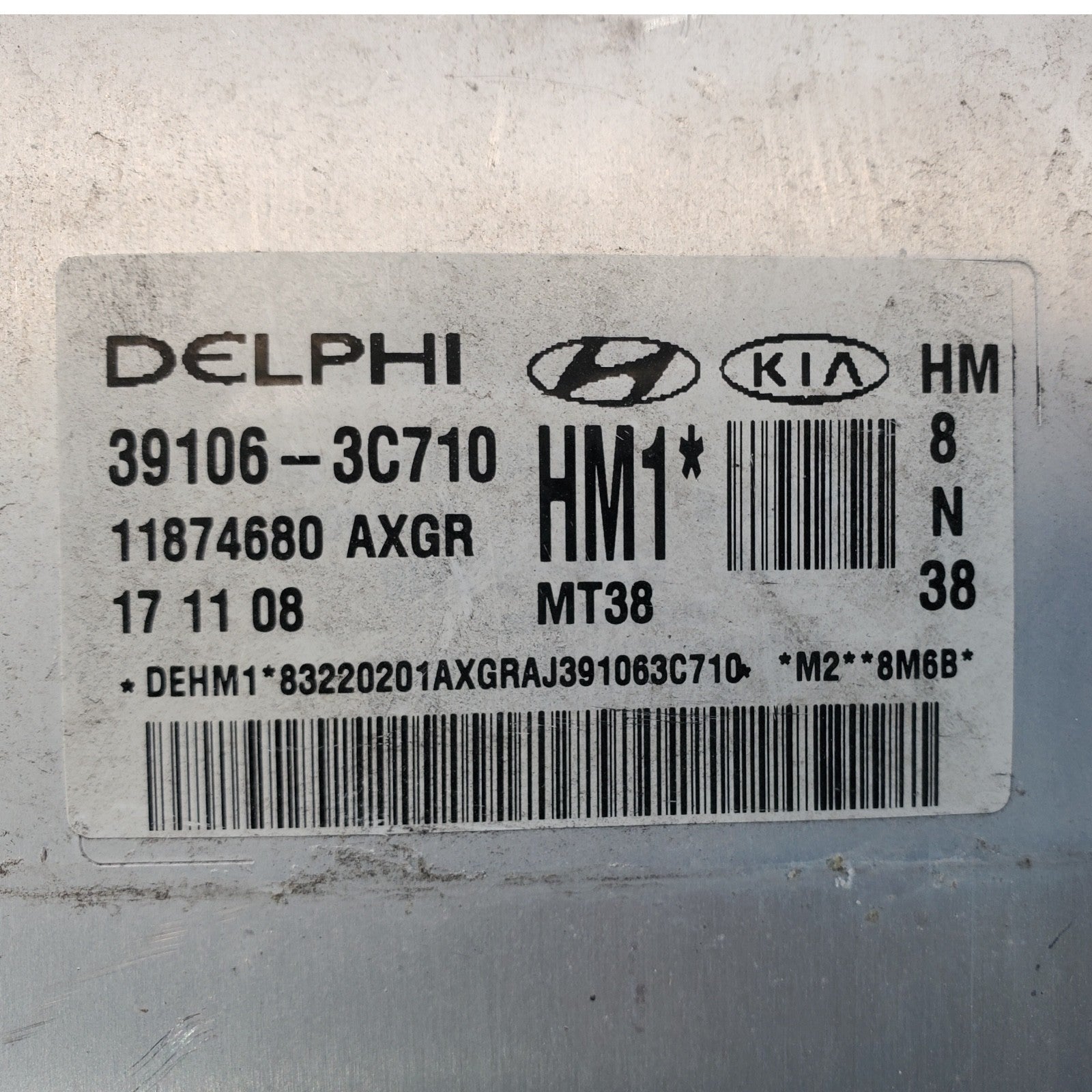 ENGINE COMPUTER KIA BORREGO 2009 2010 2011 39106-3C710 3.8L ECM PCM ECU OEM