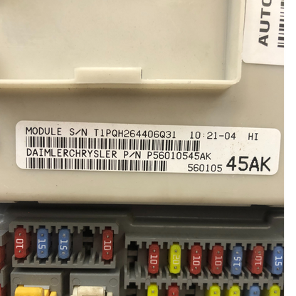 ✅05 Jeep Liberty Body Control Module Fuse Box 56010545AK
