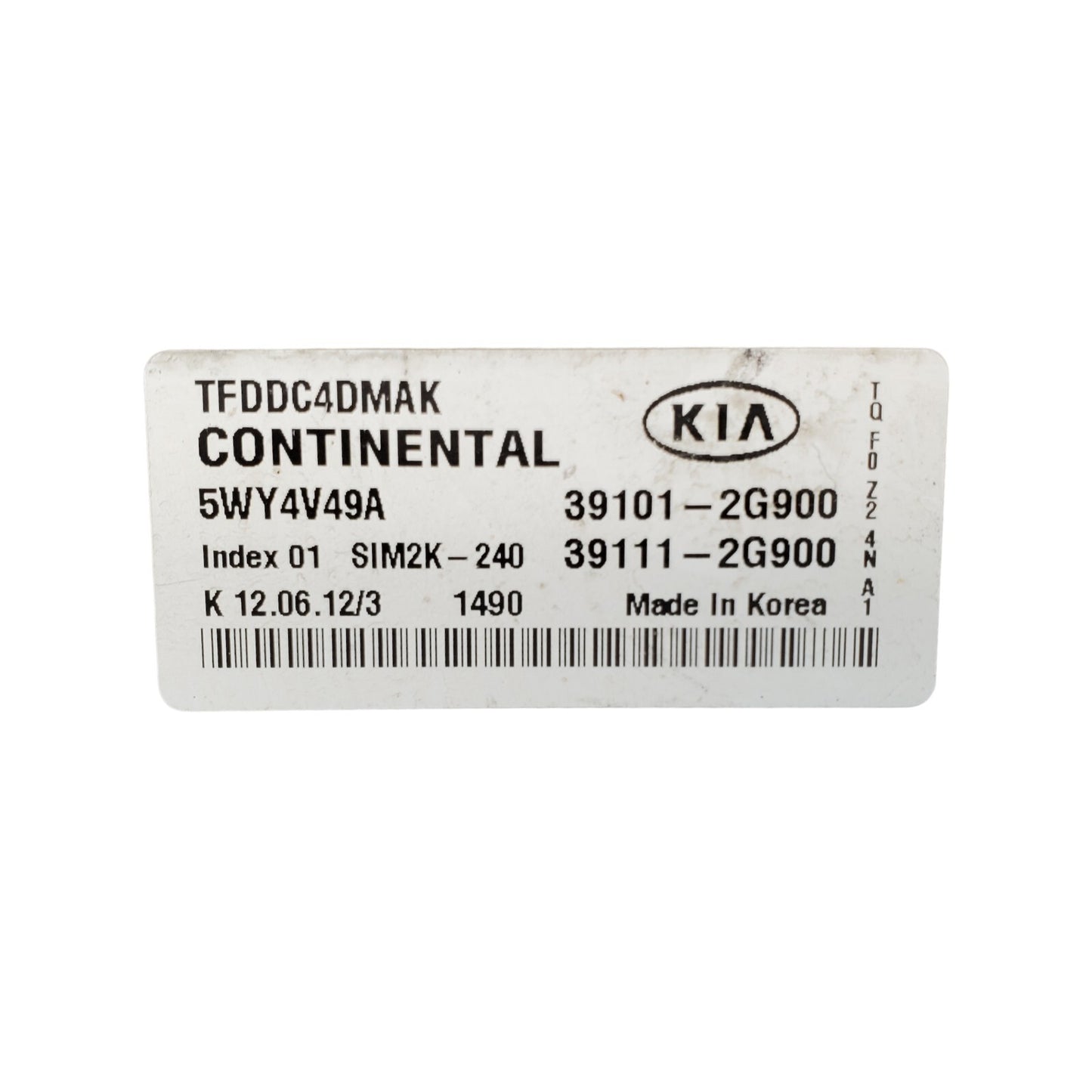 ✅2011-2013 Kia Optima Engine Computer Ecu Pcm Ecm Pcu Oem 39101-2g900