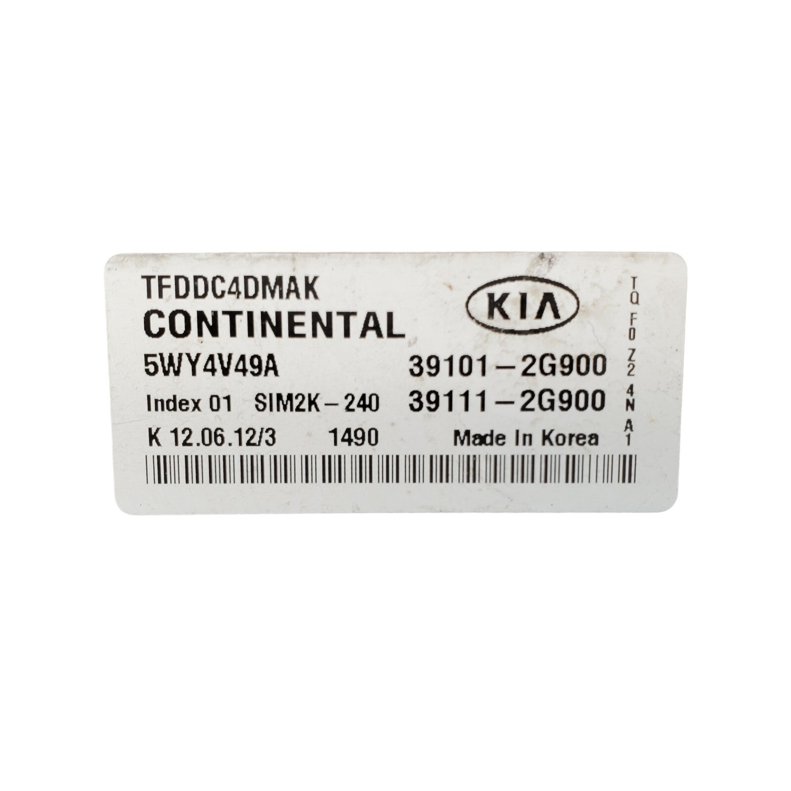 ✅2011-2013 Kia Optima Engine Computer Ecu Pcm Ecm Pcu Oem 39101-2g900