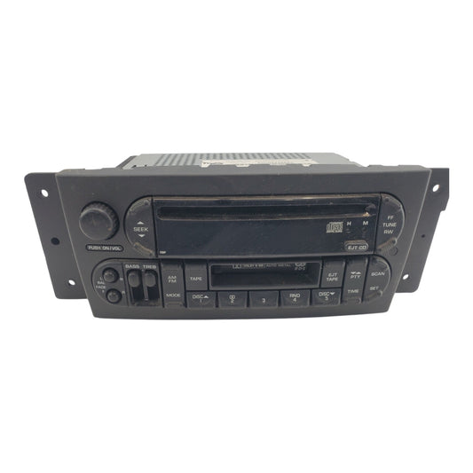Stereo Radio AM FM CD Cassette 05094468AC Fits 04-08 CHRYSLER PACIFICA