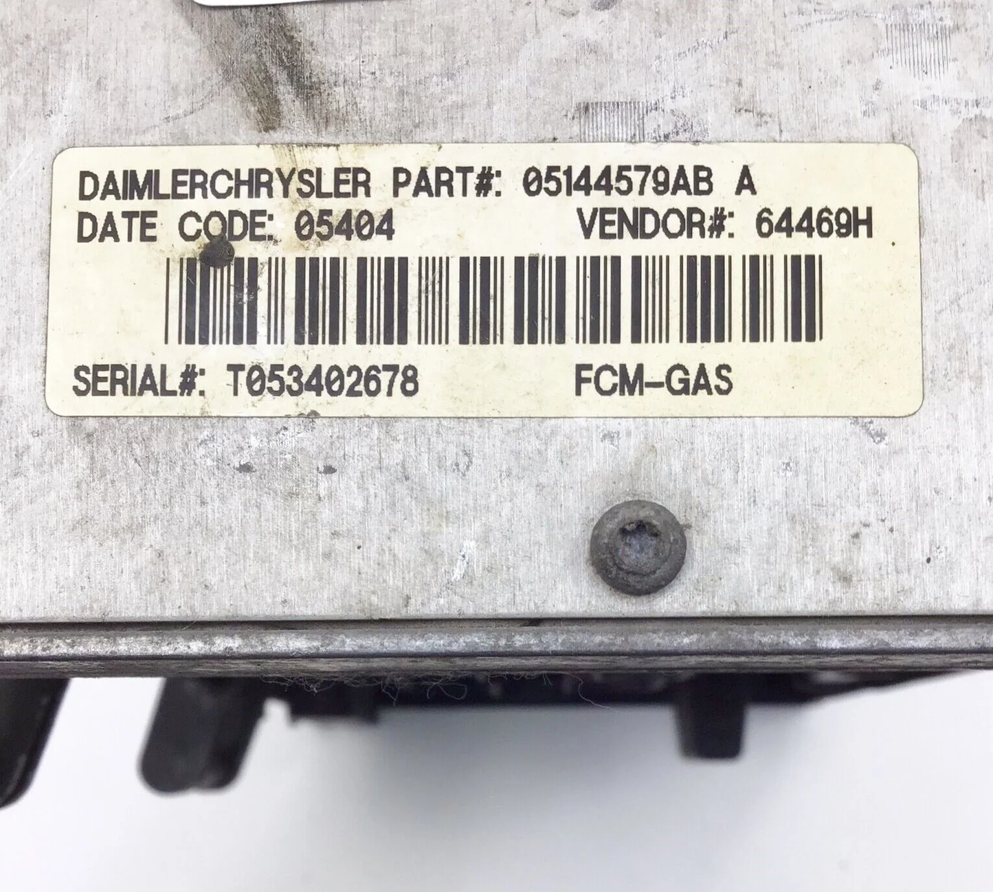 05 DODGE CARAVAN MULTIFUNCTION COMPUTER CONTROL MODULE UNIT 05144507AB OEM