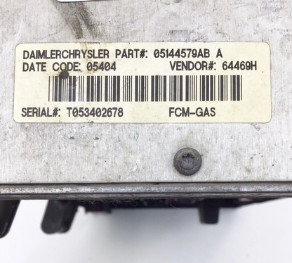 05 DODGE CARAVAN MULTIFUNCTION COMPUTER CONTROL MODULE UNIT 05144507AB OEM