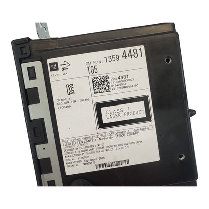 2015 2016 2017 ESCALADE CD PLAYER OEM 13594481