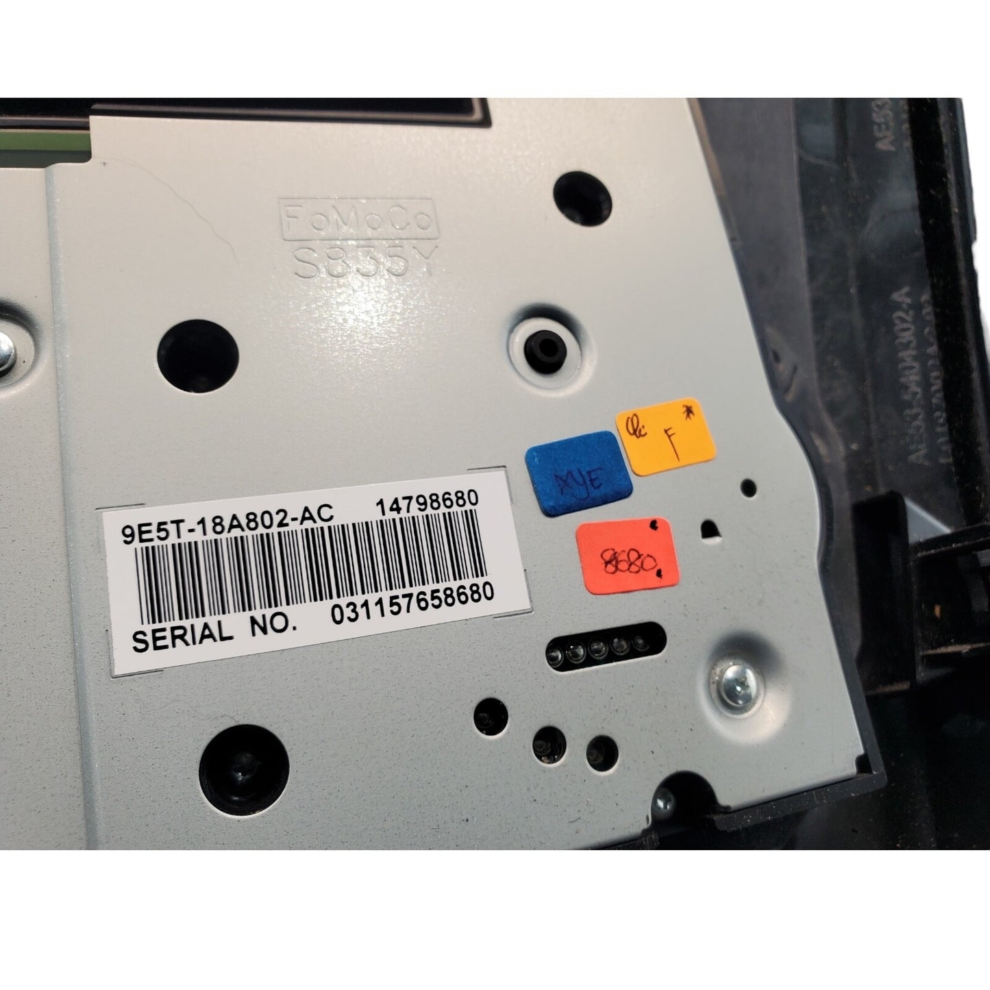 10-12 Ford Fusion Milan Radio Temp Control Panel OEM 9E5T-18A802-AC