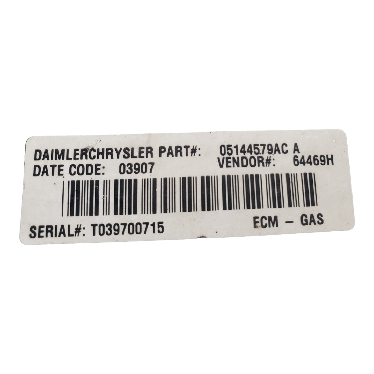 05144507AC 05144579AC Dodge Caravan 2006-2007 Multi-Function Relay Module