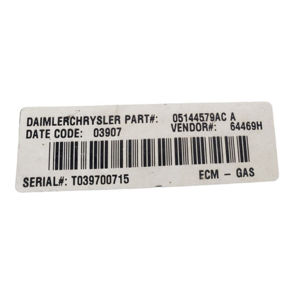 05144507AC 05144579AC Dodge Caravan 2006-2007 Multi-Function Relay Module