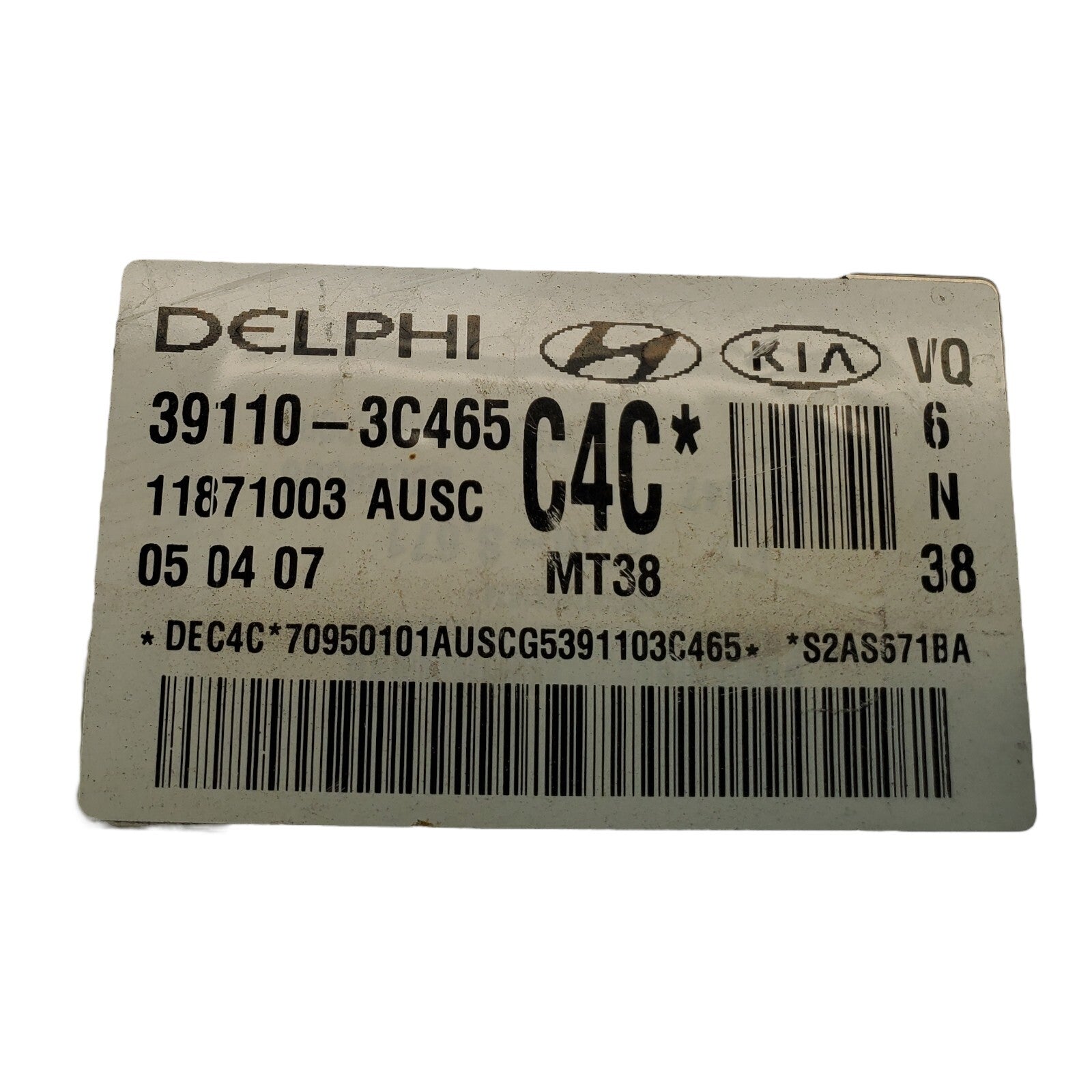 ✅2009-2007 Hyundai Entourage 39110-3C465, 391103C465 Engine Control Module, OEM