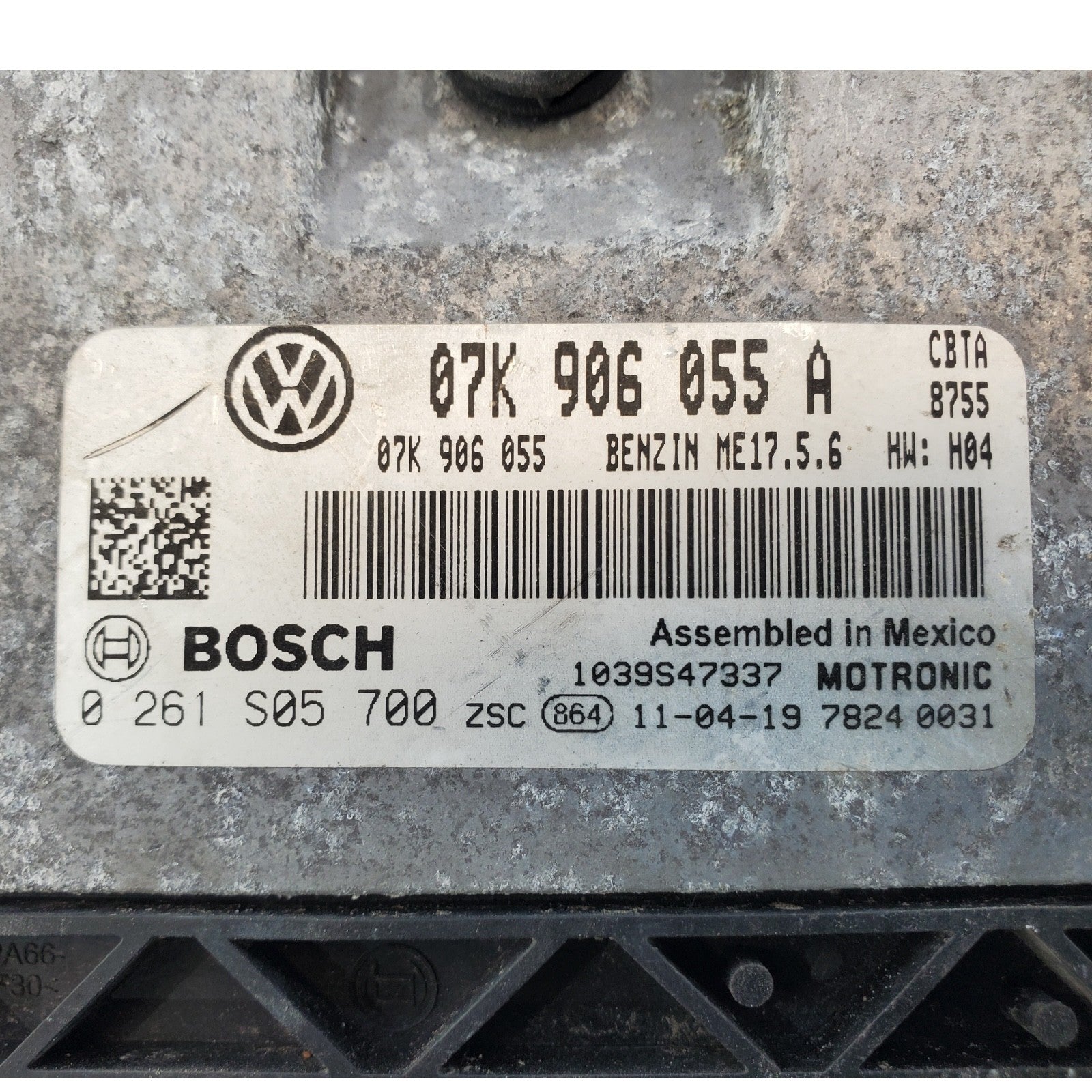 2011-2014 VW Volkswagen Passat Jetta 2.5 AT ECU Engine Control Module 07K906055A