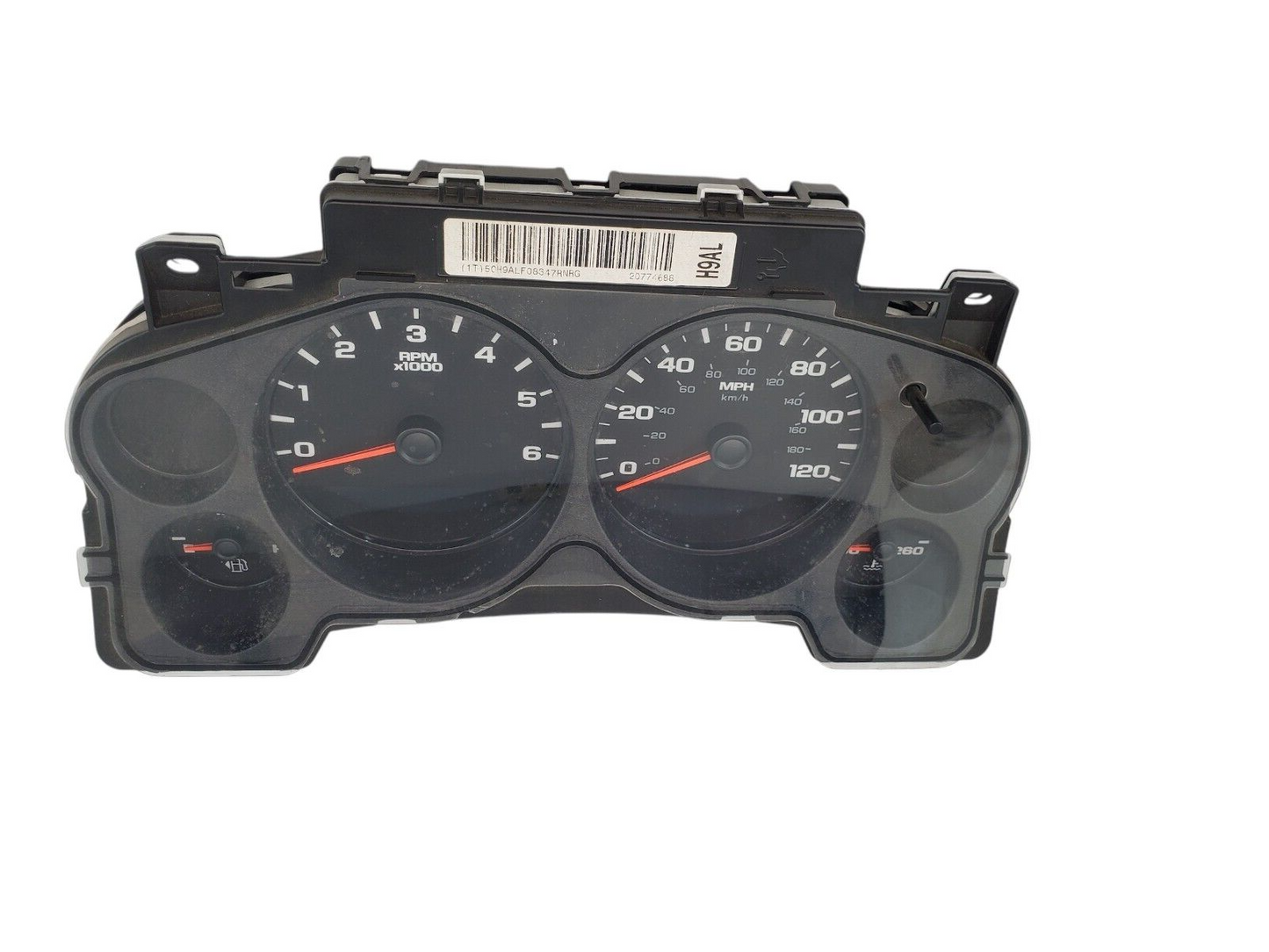 07-10 GMC SIERRA 1500 PICKUP Speedometer Cluster MPH US Market 20774688