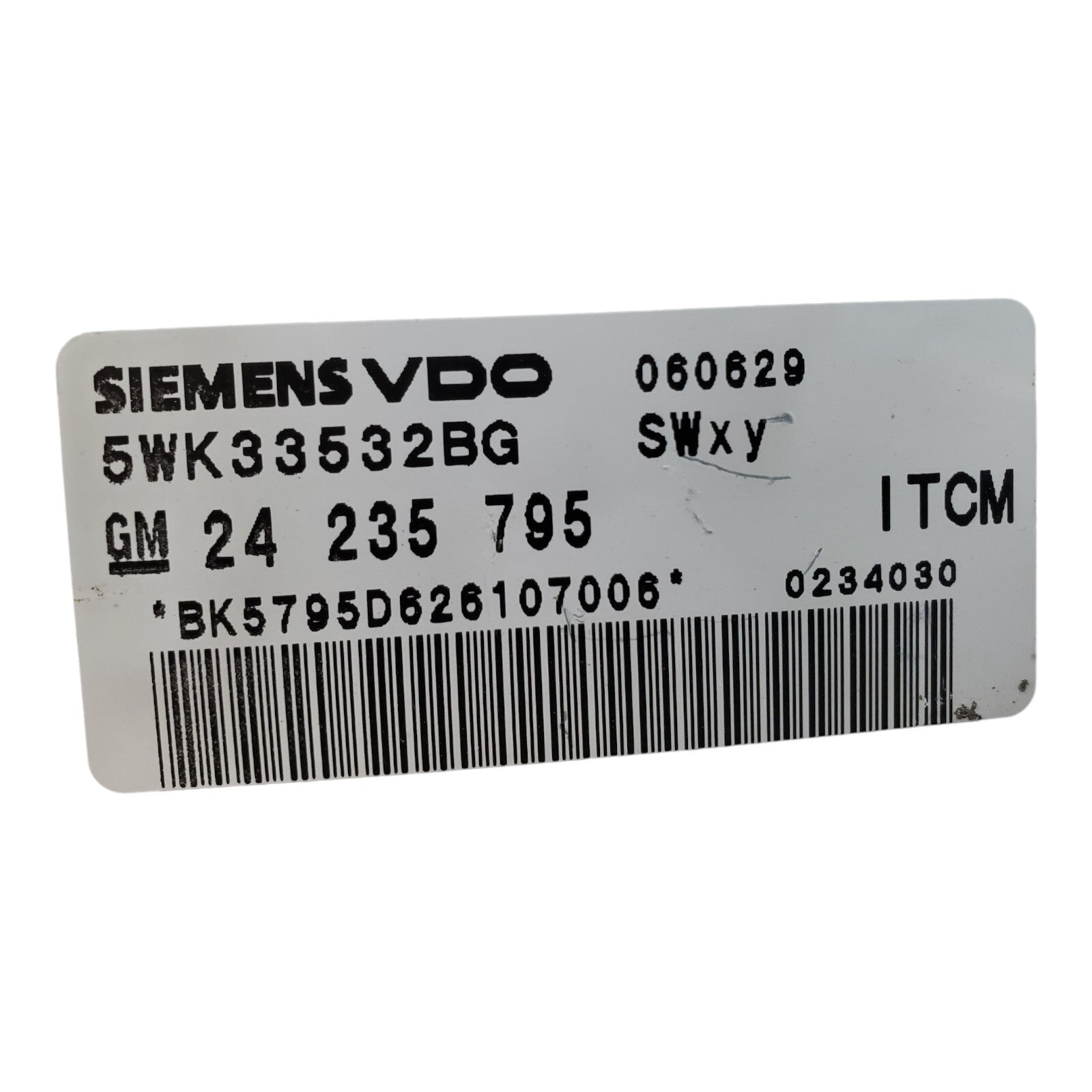 06 07 VUE 2.2L TCM TRANSMISSION CONTROL MODULE OEM 5WK33532BG