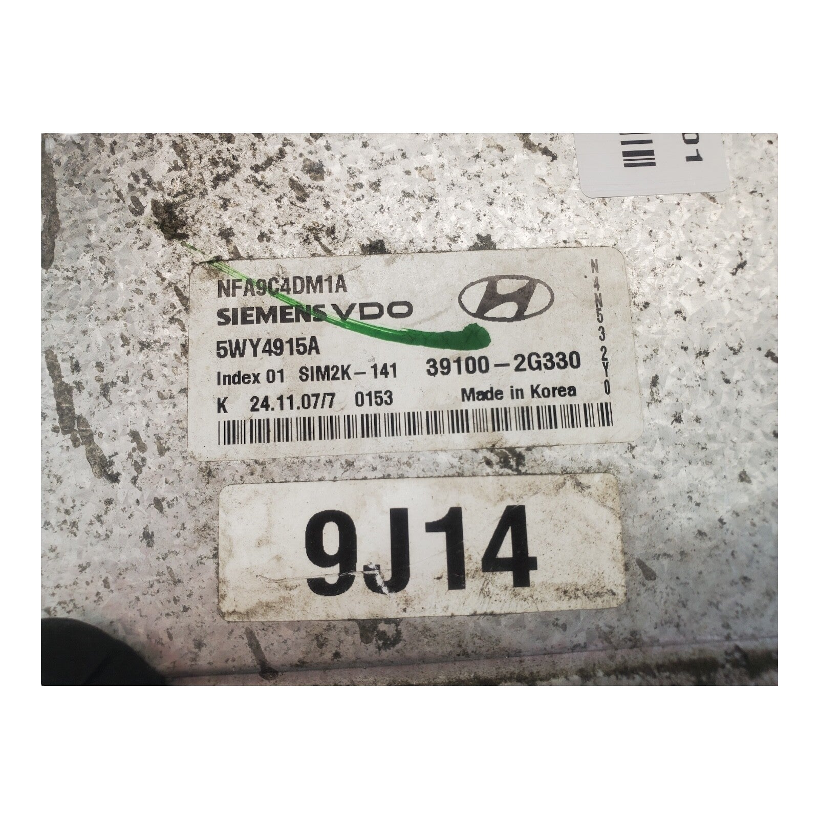 09-10 Hyundai Sonata 2.4L 39100-2G330 Engine Control Module Unit