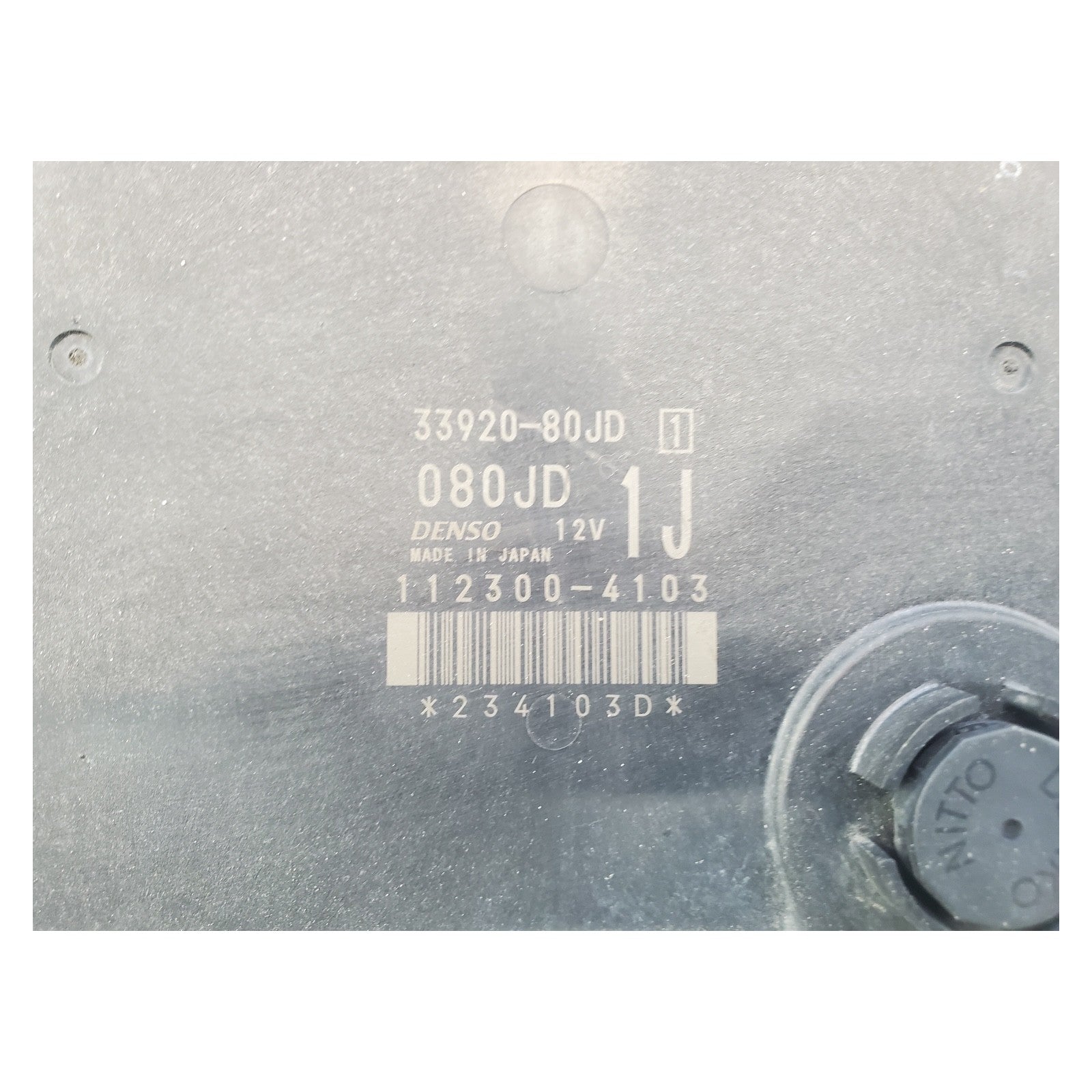 2007 SX4 ECM ECU Computer Engine Control Module 33920-80JD