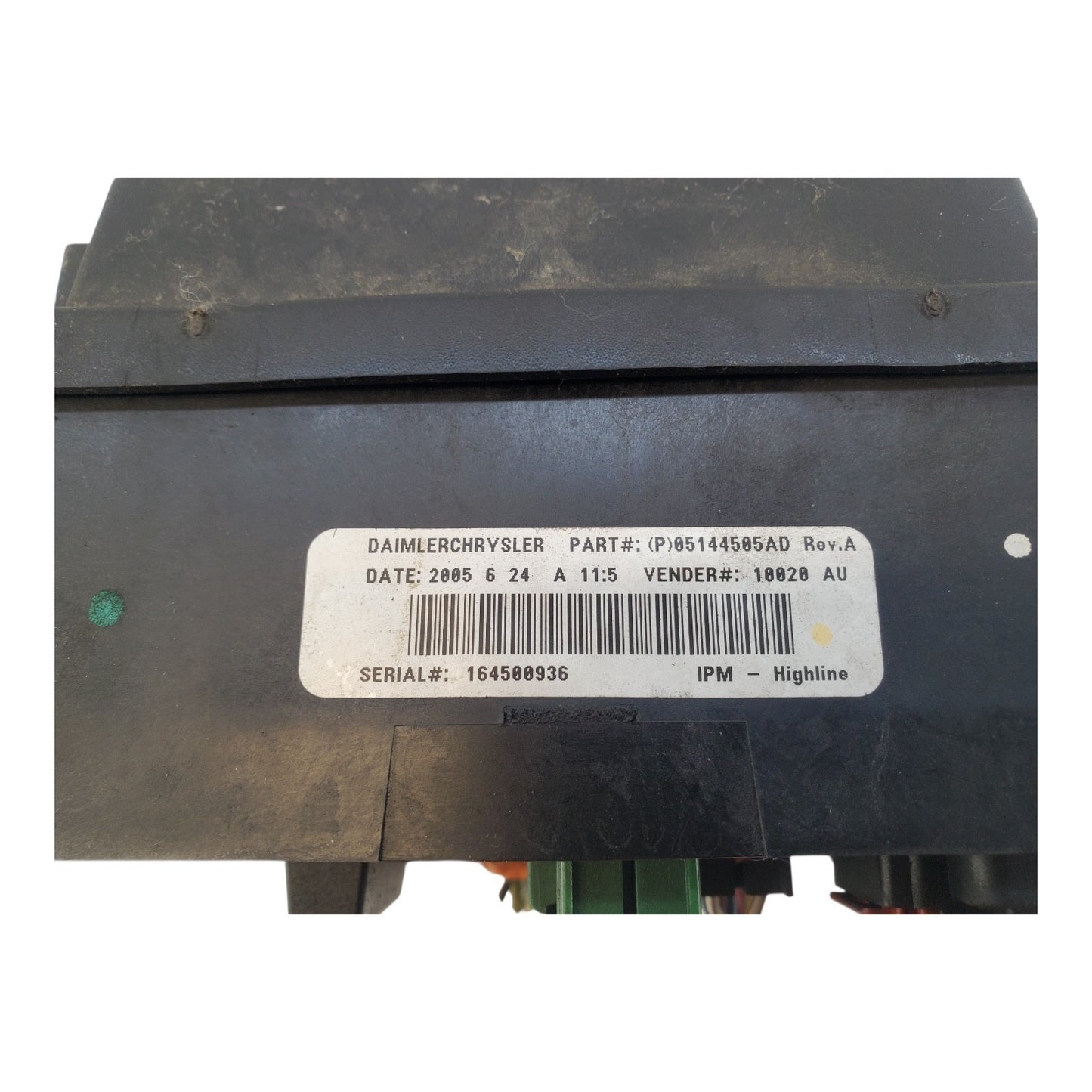 ✅ 2005 - 2007 Caravan Town & Country Fuse Box Relay Control Module 05144505AD