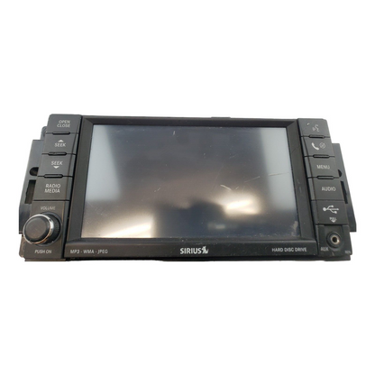 08 JEEP COMMANDER DVD INFORMATION DISPLAY TOUCH SCREEN RECEIVER OEM, P05064244AJ