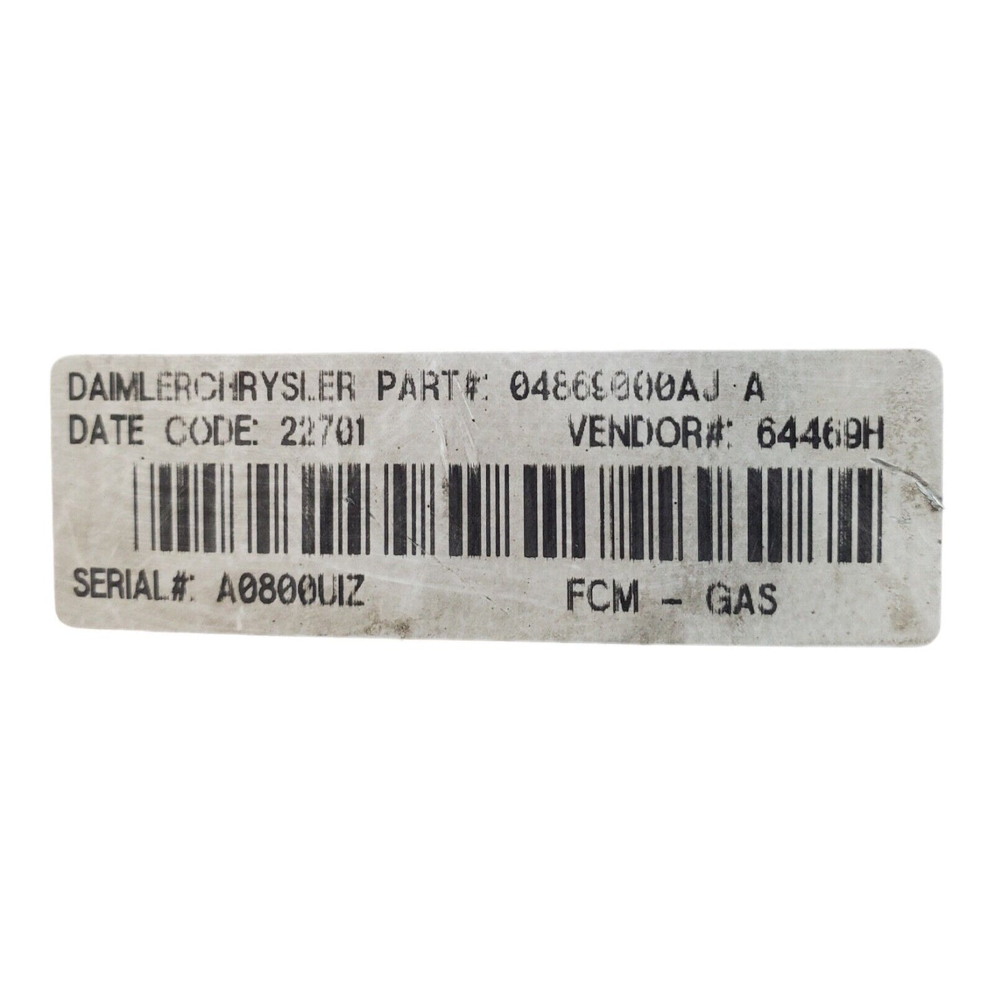 01-03 Town & Country Caravan Fuse Box Relay Body Control Module 04869200AL