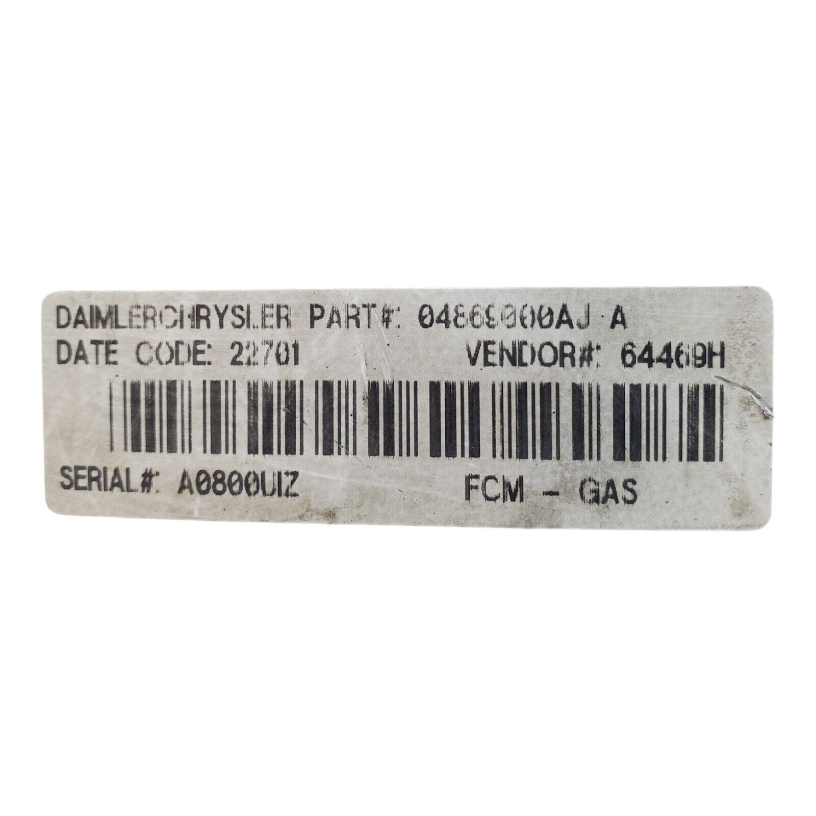 01-03 Town & Country Caravan Fuse Box Relay Body Control Module 04869200AL