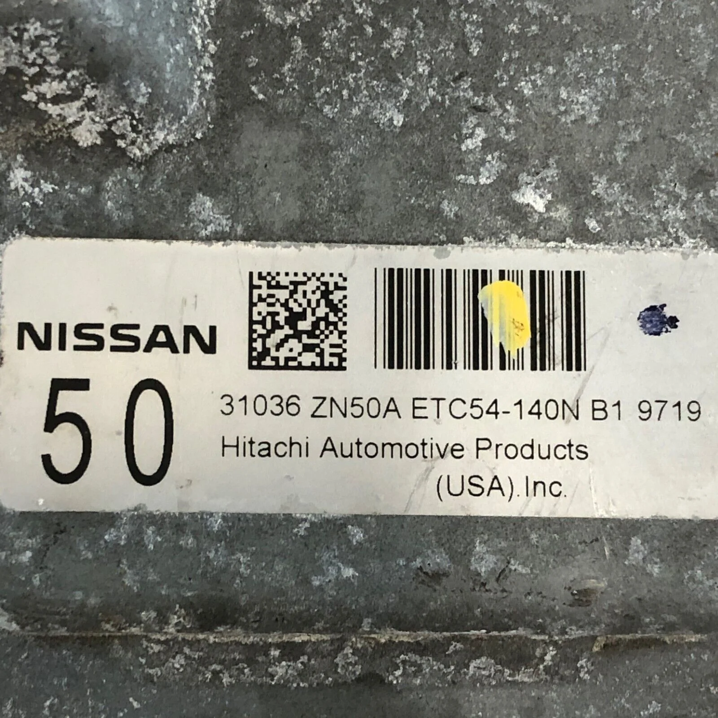 09 Nissan Altima Transmission Control Module TCM 31036 ZN50A OEM
