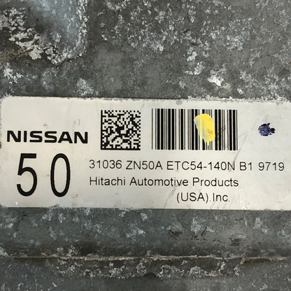 09 Nissan Altima Transmission Control Module TCM 31036 ZN50A OEM