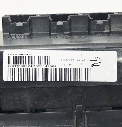 06-08 Chevy Impala Monte Carlo A/C Heater Climate Control 15843974 GM
