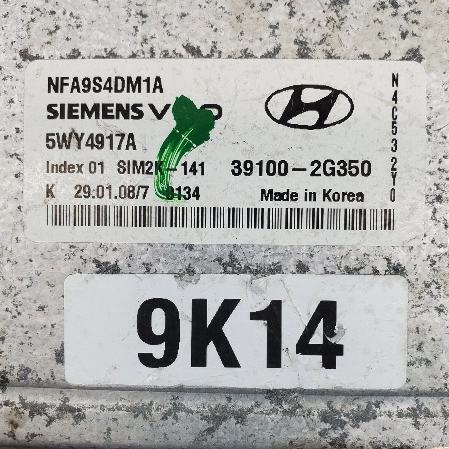 09-10 Hyundai SONATA 2.4L Engine Control Module ECM Computer 39100-2G350