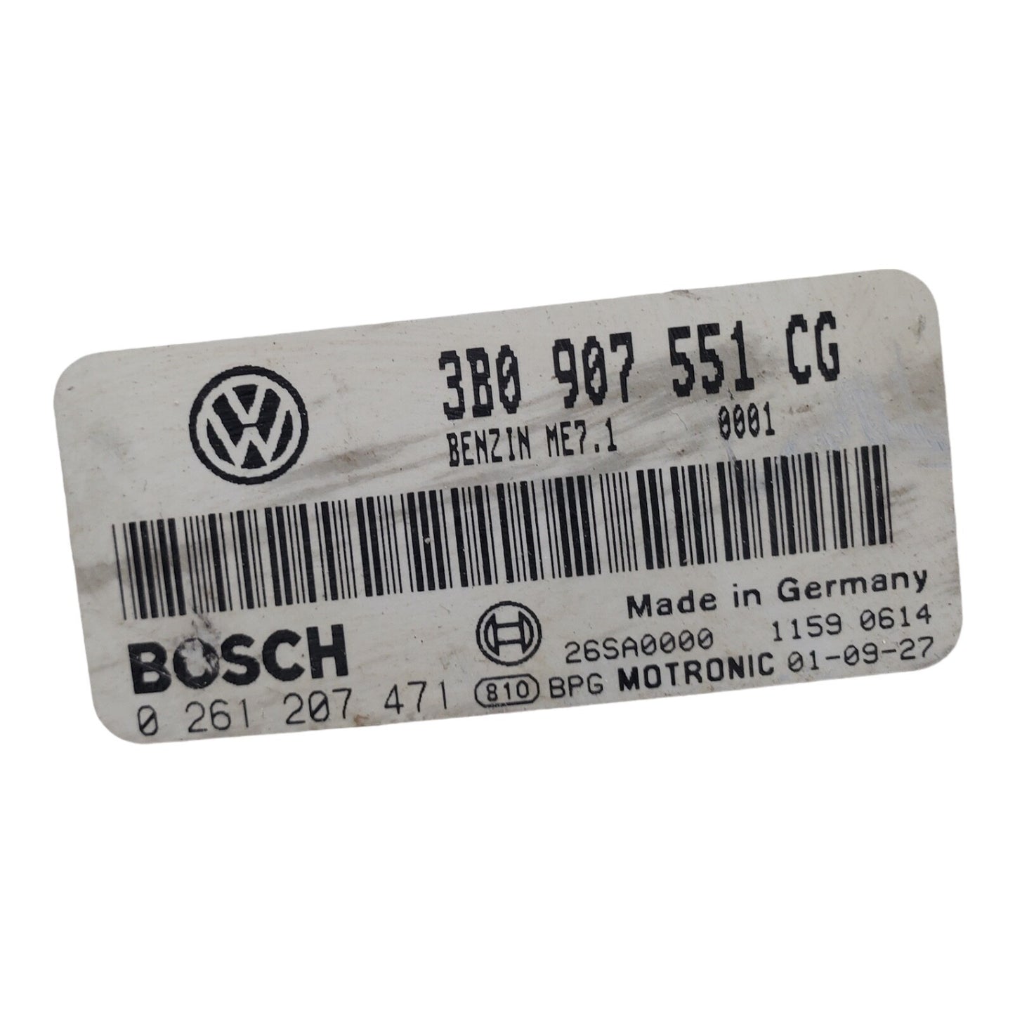 03 VOLKSWAGEN PASSAT #757 Engine Computer ECM ECU 3B0 907 551 CG