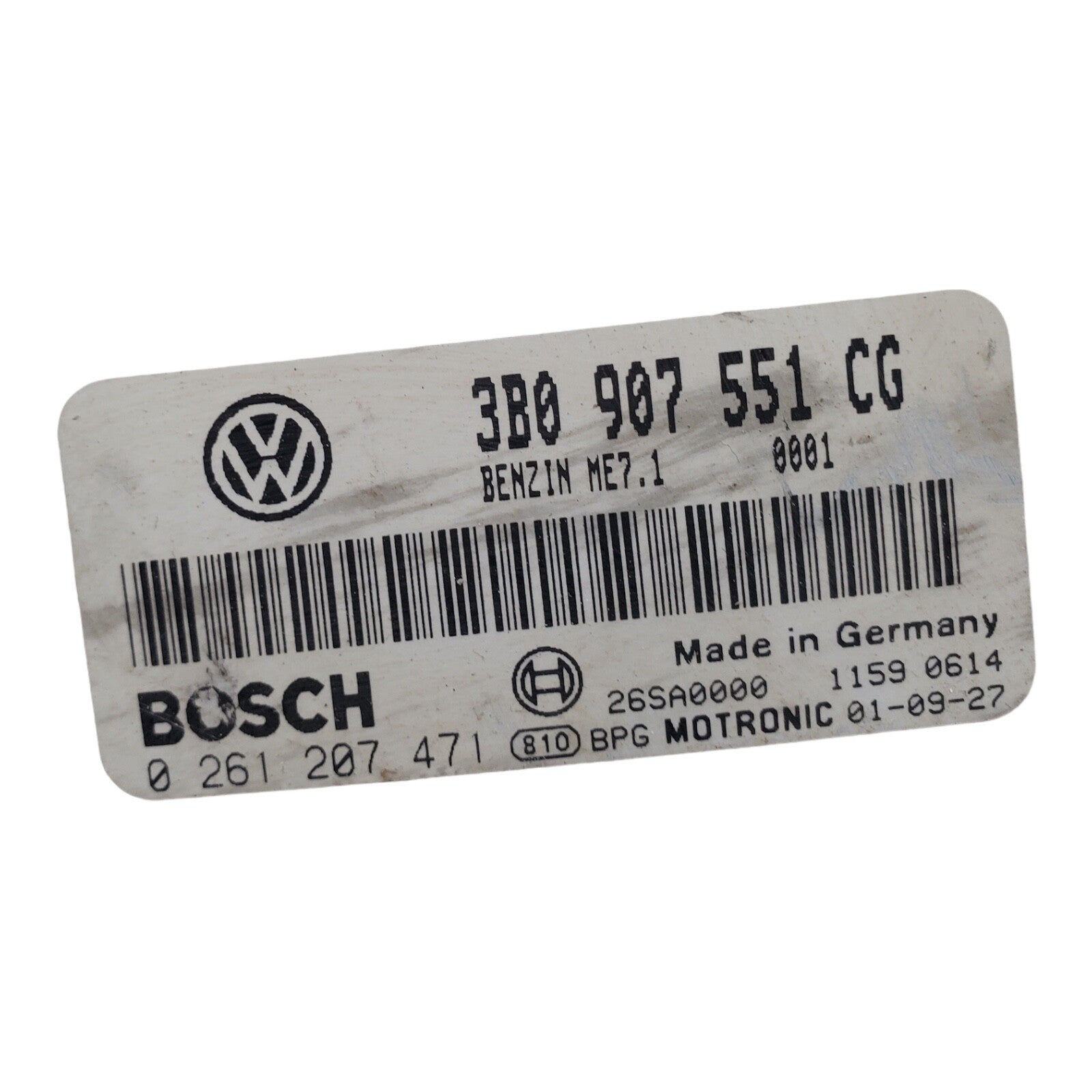 03 VOLKSWAGEN PASSAT #757 Engine Computer ECM ECU 3B0 907 551 CG