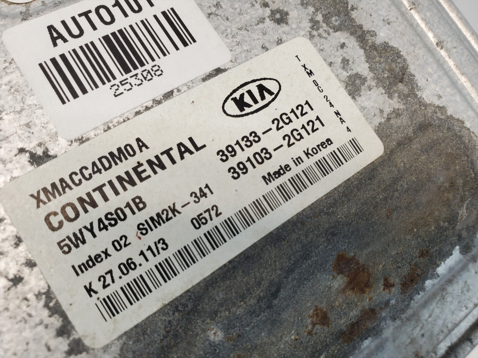 11-13 Engine ECM Control Module Fits KIA SORENTO 39133-2G122