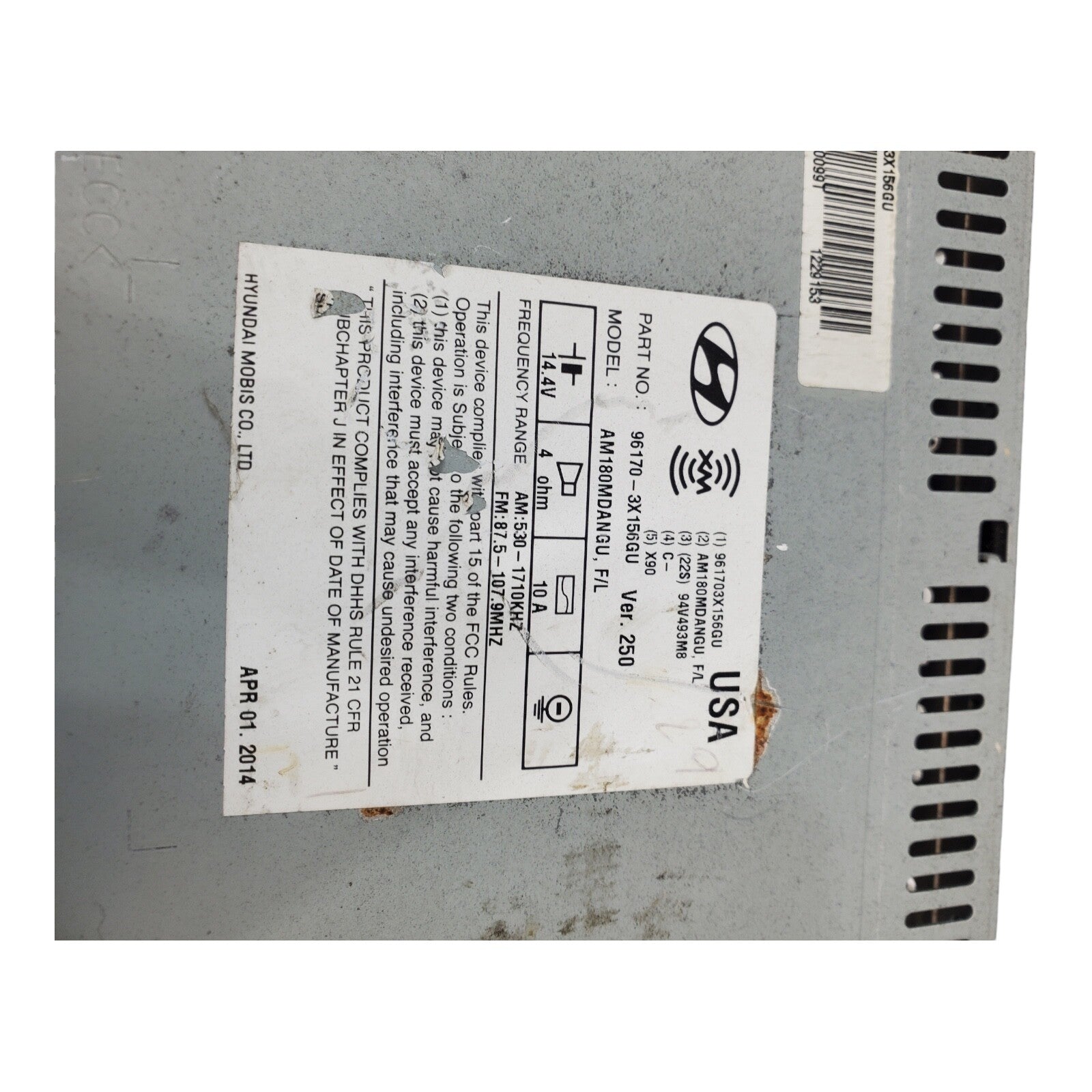 ✅2014-2016 Hyundai Elantra Radio Reciever CD Player OEM 961703X156GU