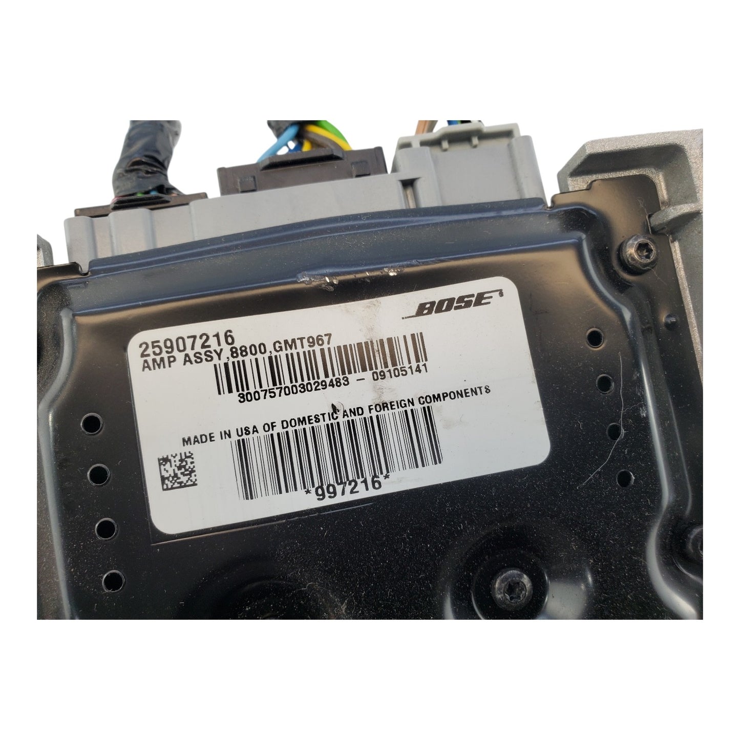 07-12 Acadia Enclave Traverse Bose Radio Stereo Audio Amplifier Amp 25907216